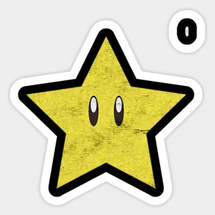 yellow star Sticker